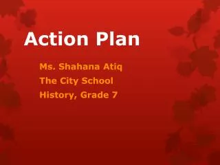 Action Plan