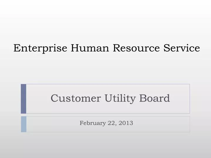 enterprise human resource service