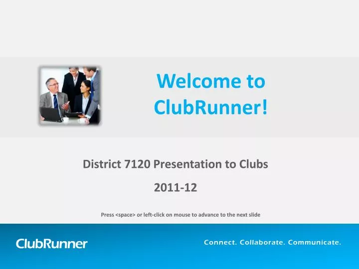 welcome to clubrunner