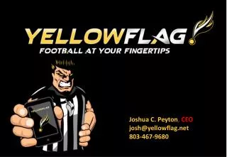Joshua C. Peyton , CEO josh@ yellowflag 803-467-9680