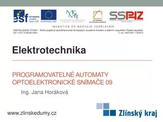 programovateln automaty optoelektronick sn ma e 09