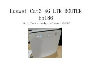 Huawei E5186 4G router