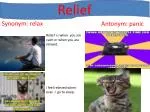Antonym: panic - slide 1