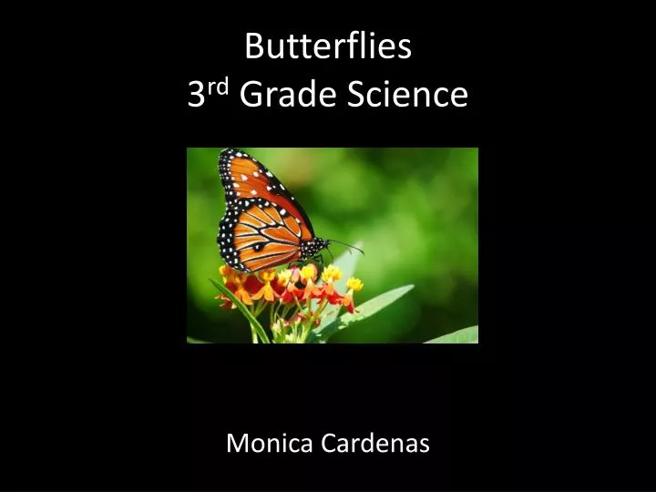 butterflies 3 rd grade science