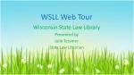 WSLL Web Tour - slide 1