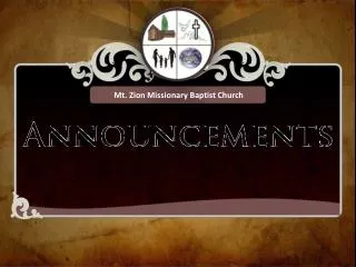 Mt. Zion Missionary Baptist Church