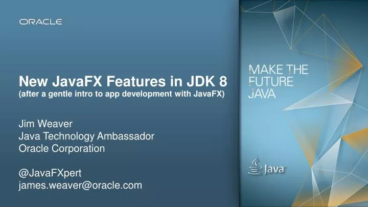 new javafx features in jdk 8 after a gentle intro to app development with javafx