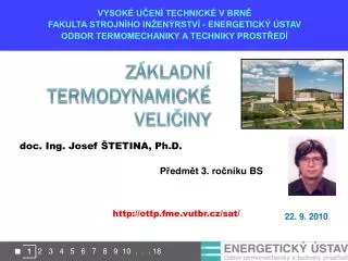 z kladn termodynamick veli iny