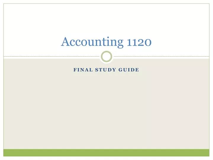 accounting 1120