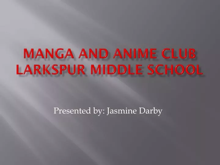 manga and anime club larkspur middle school
