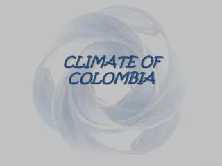 climate of colombia