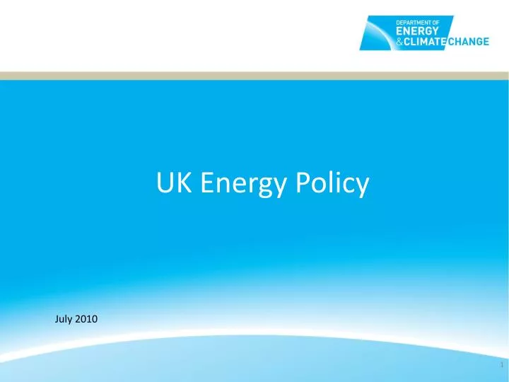 uk energy policy