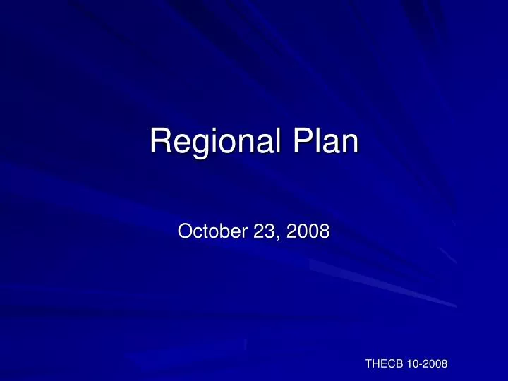 regional plan