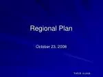 Regional Plan - slide 1