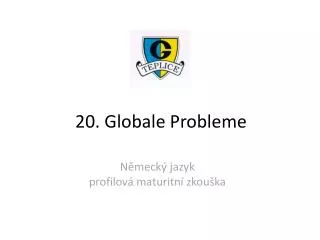 20 globale probleme