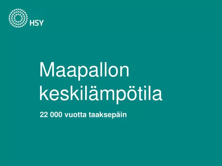 maapallon keskil mp tila