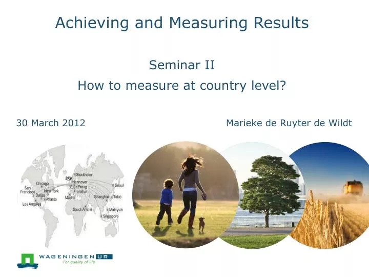 achieving and measuring results seminar ii how to measure at country level