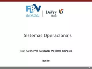 sistemas operacionais