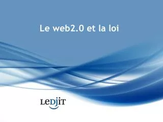 le web2 0 et la loi
