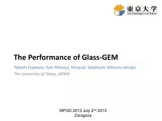 The Performance of Glass-GEM