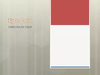 tipe data