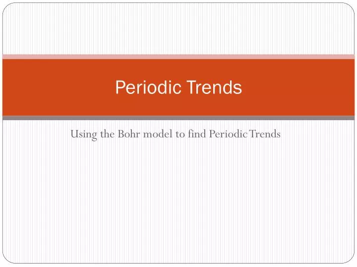 periodic trends