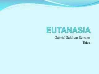 eutanasia