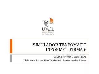 simulador tenpomatic informe firma 6