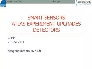 Smart sensors ATLAS experiment upgrades detectors