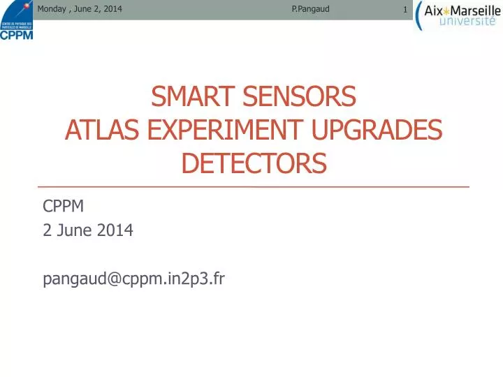 smart sensors atlas experiment upgrades detectors
