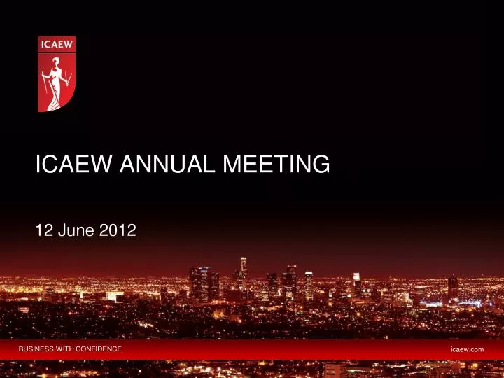 icaew annual meeting