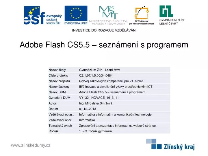 adobe flash cs5 5 sezn men s programem
