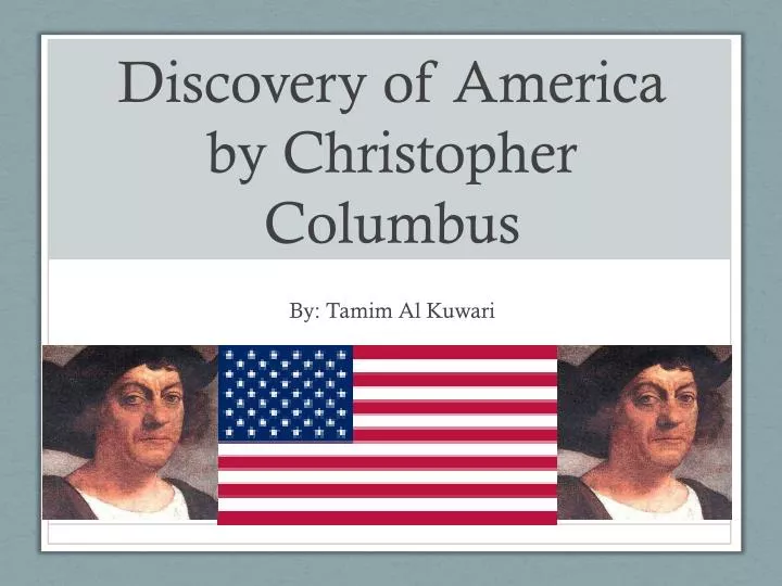 discovery of america by christopher columbus