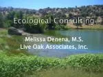Ecological Consulting - slide 1