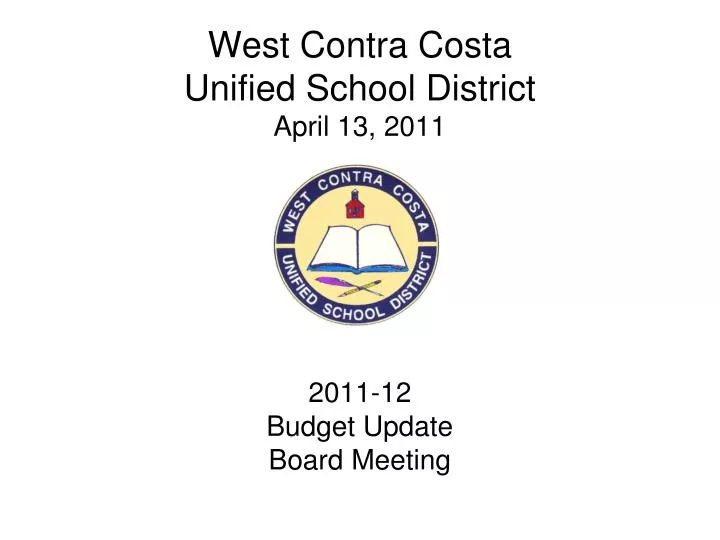 west contra costa unified school district april 13 2011