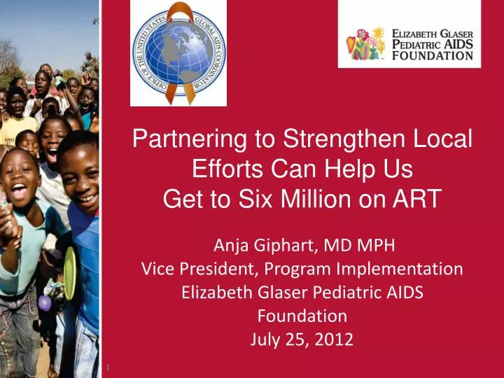 partnering to strengthen local efforts can help us get to six million on art
