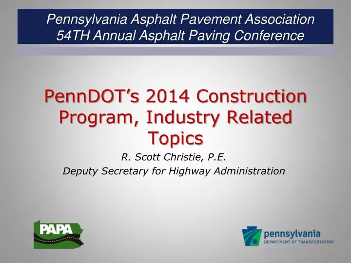 penndot s 2014 construction program industry related topics