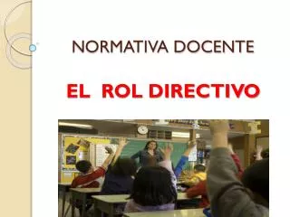 normativa docente