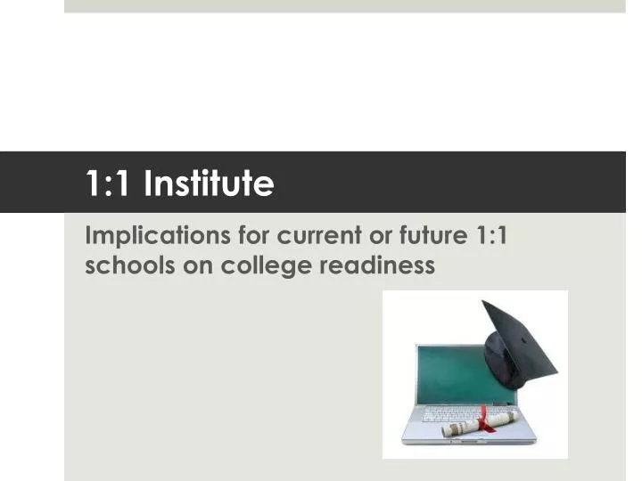1 1 institute