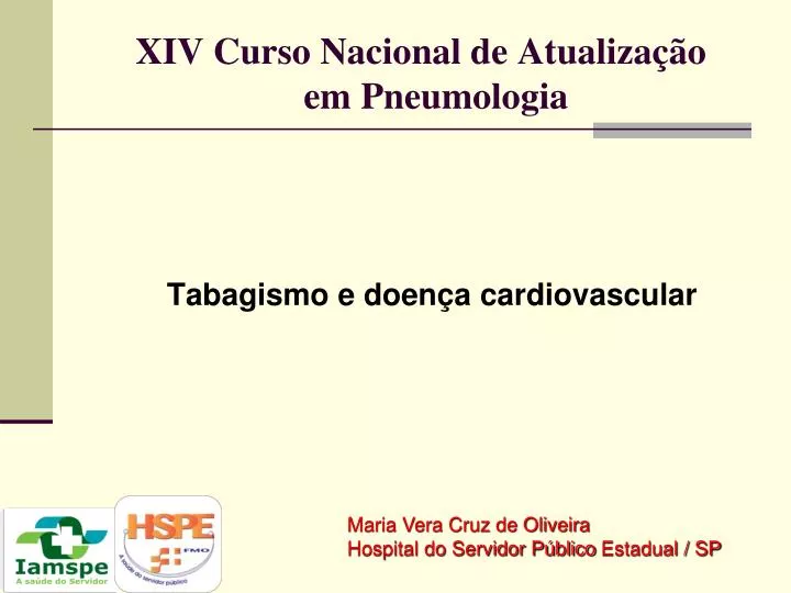 xiv curso nacional de atualiza o em pneumologia