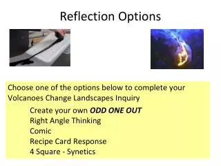 Reflection Options