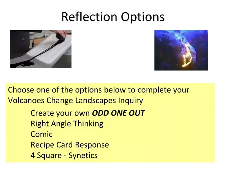 reflection options