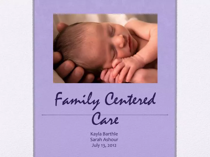 family centered care