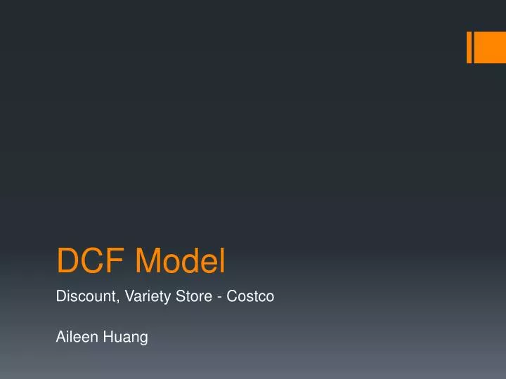 dcf model