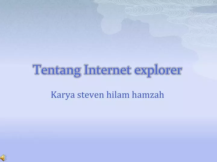 tentang internet explorer