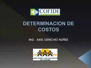 determinacion de costos