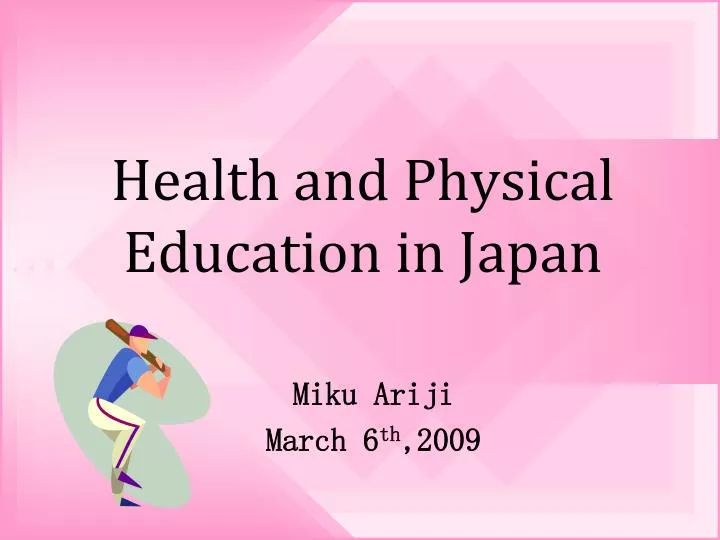health and physical education in japan