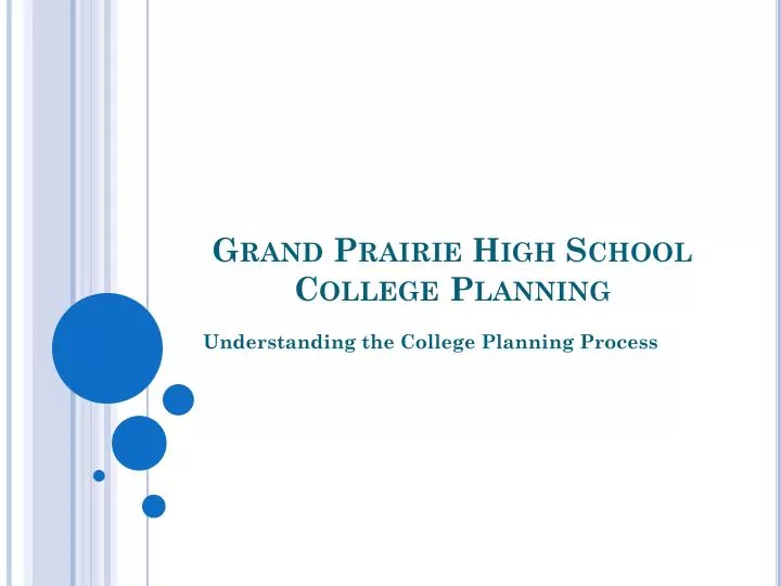 grand prairie high school college planning
