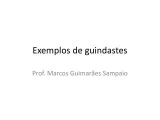 exemplos de guindastes