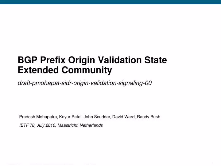 bgp prefix origin validation state extended community